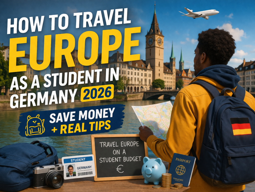 travel Europe as a student in germany