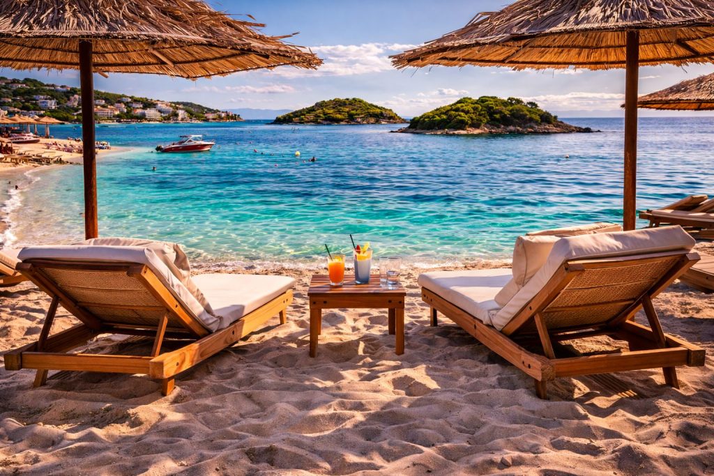 Ksamil Albania beach turquoise water budget travel guide