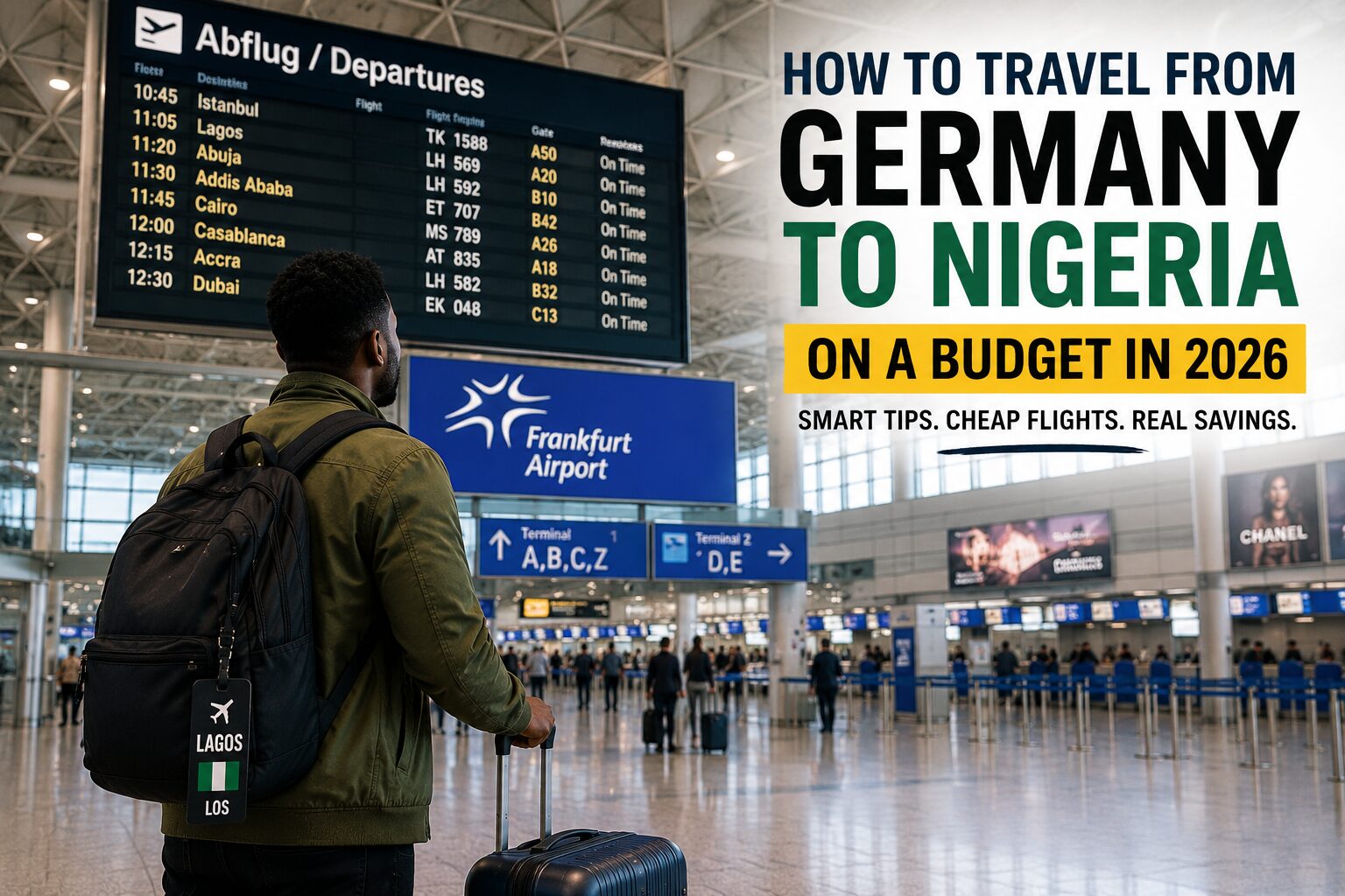 Save Up to 600 Euros on Germany to Nigeria Flights in 2026 (Frankfurt-Tested Guide)